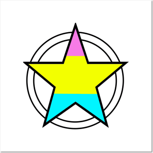 Pansexual Pride Pentacle Posters and Art